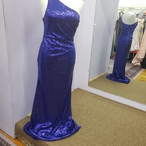 Faviana blue Sequin formal Dress #S10638
